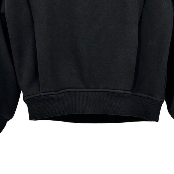 Athleta Balance Fleece Lined Sweatshirt Hoodie Black Size XXS - Picture 4 of 8